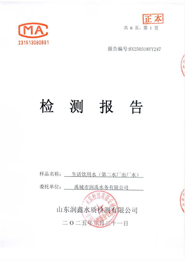 RX250318YY247 二厂出水检测报告-1.jpg